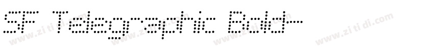SF Telegraphic Bold字体转换